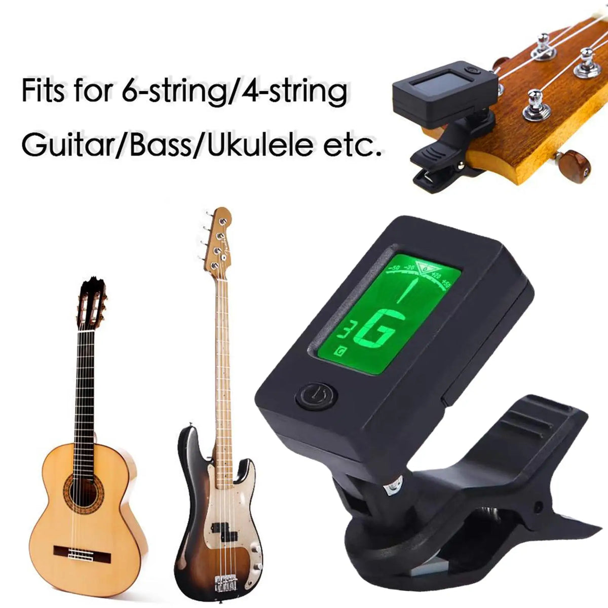 Chordly Clip-On Guitar Tuner™