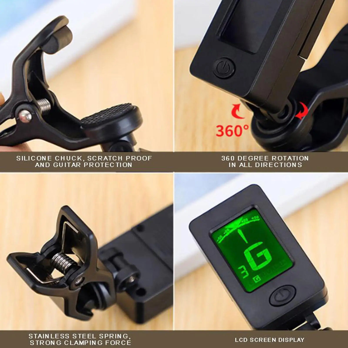 Chordly Clip-On Guitar Tuner™