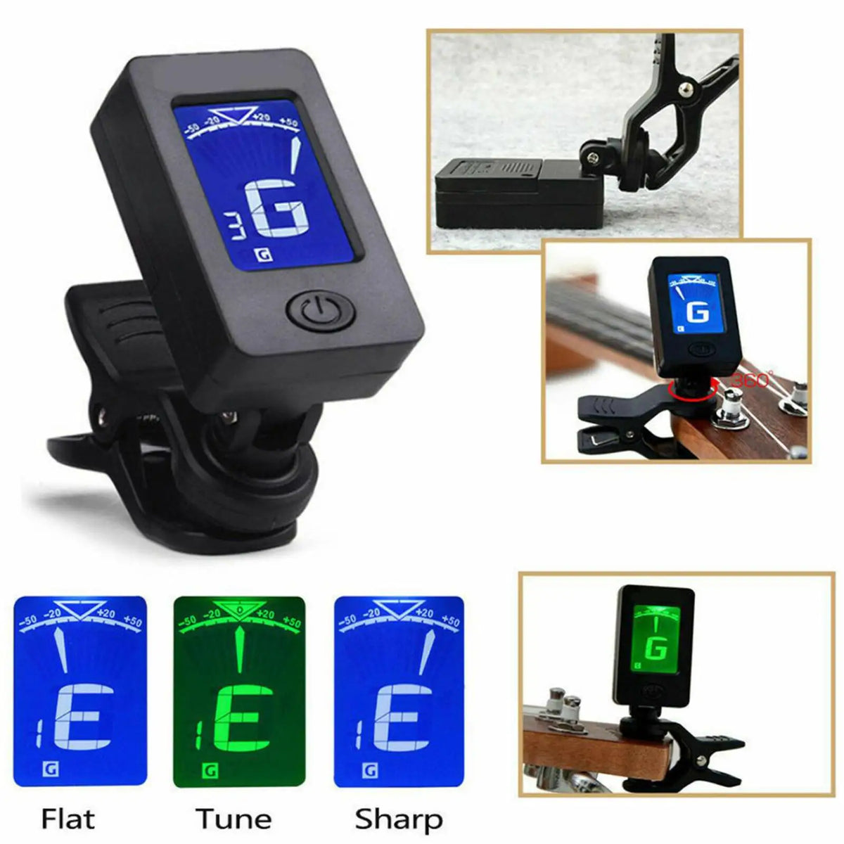 Chordly Clip-On Guitar Tuner™